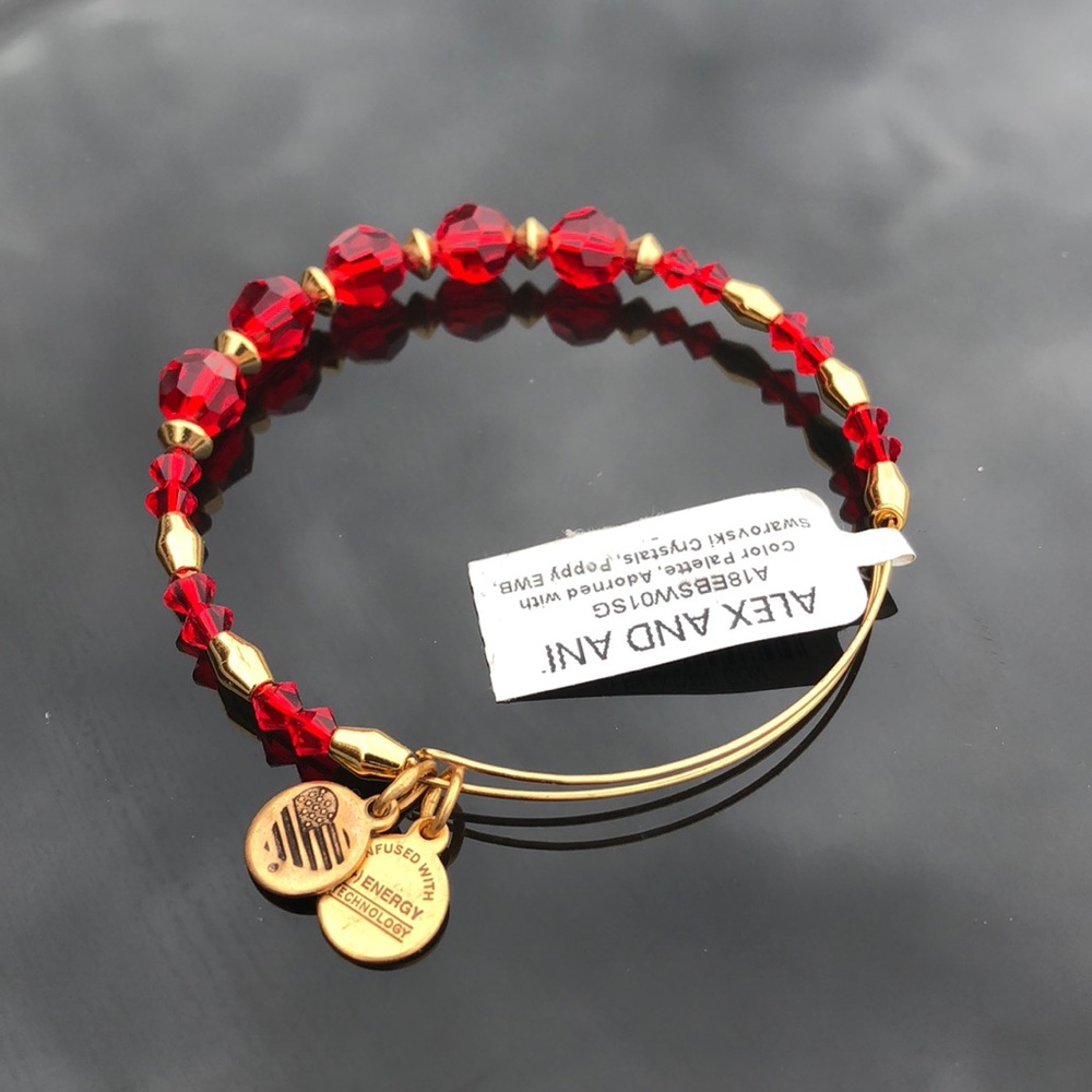 Alex and Ani | Poppy with Swarovski Crystal NWT - Picture 3 of 7